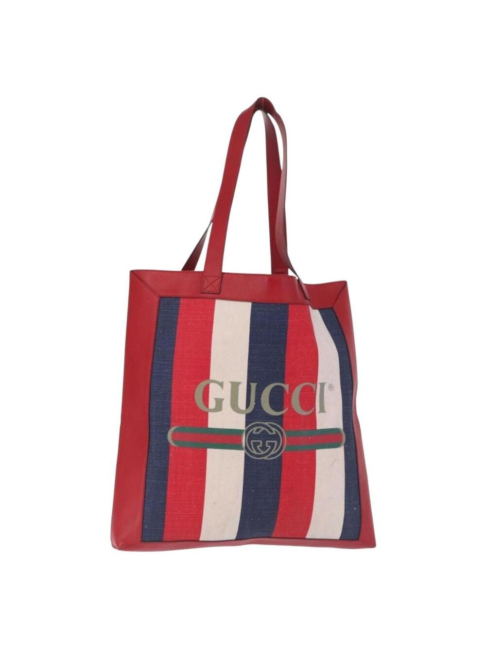 Gucci Sherry Line Tote Bag Canvas White #359448G60B